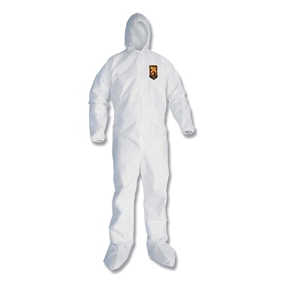 XX-LARGE KLEENGUARD GP COVERALL WHITE ZIPPE